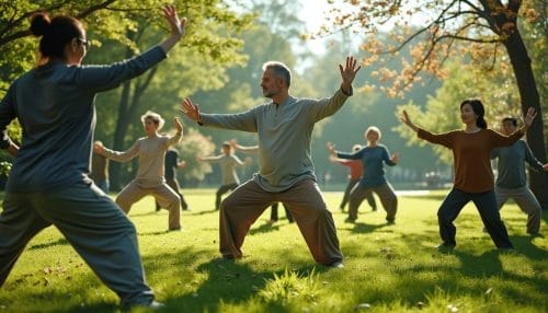 tai-chi session while in substance abuse treatment