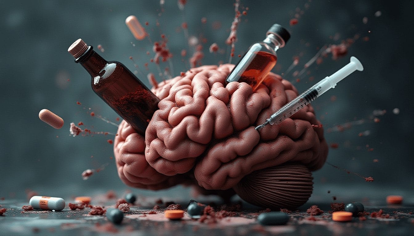 a brain damaged with drugs and alcohol. PAWS article